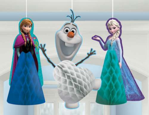 Frozen Fluffy Hanging Decorations - Click Image to Close